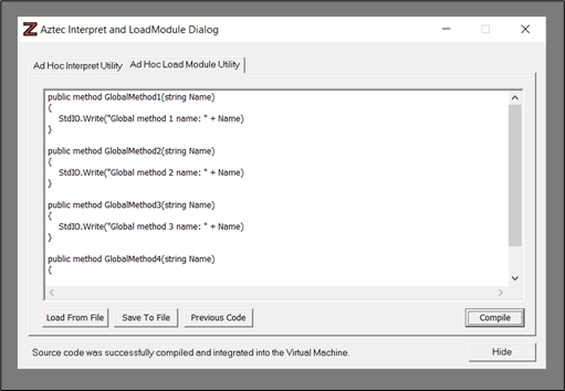 Aztec Interpret UI LoadModule Tab